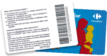 Carte fidélité